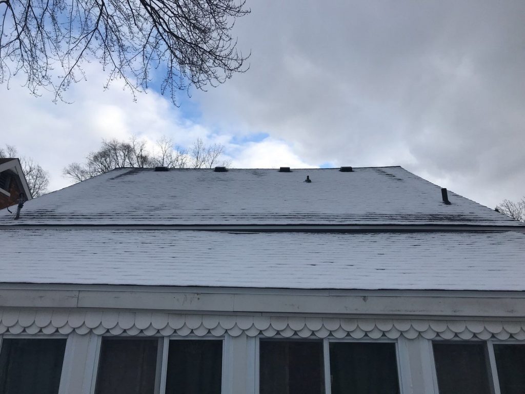 Royal Oak Winter Roof Installation
